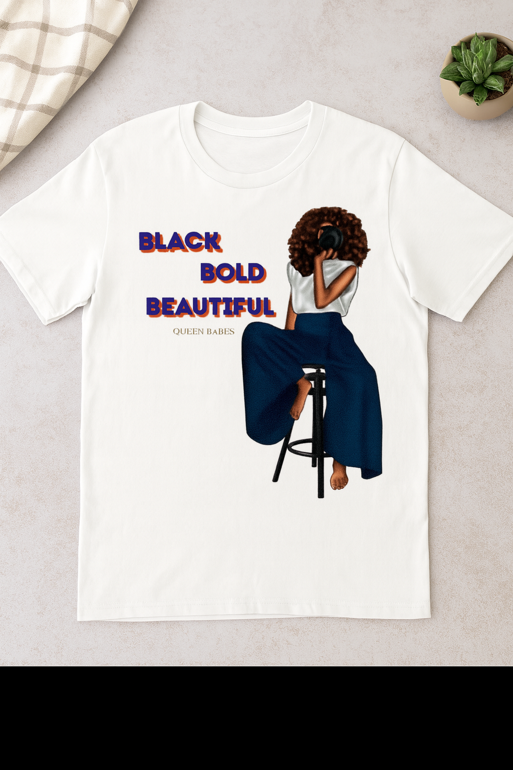 Black & Bold Short-Sleeve Unisex T-Shirt