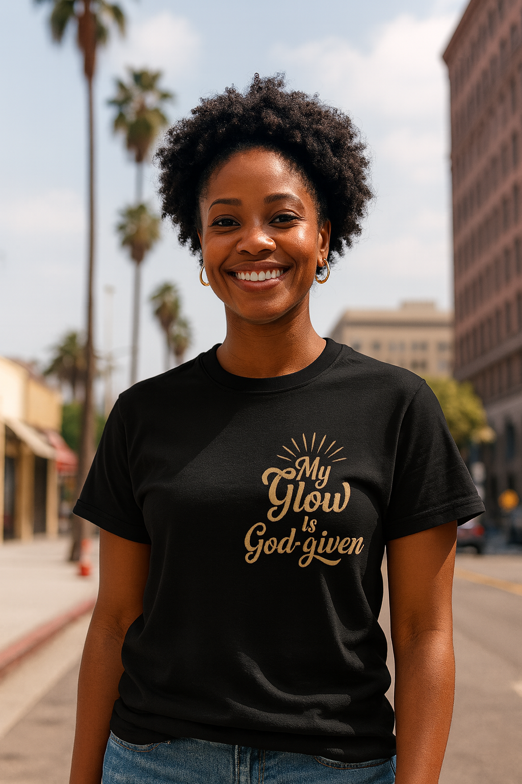 My Glow Is God Given t-shirt