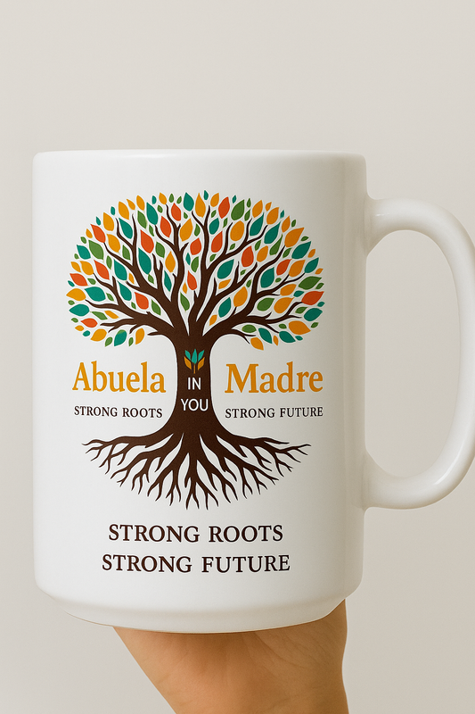 White glossy mug