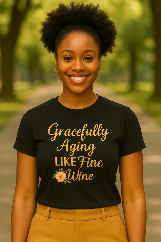 Gracefully Aging Like Fine Wine Tee