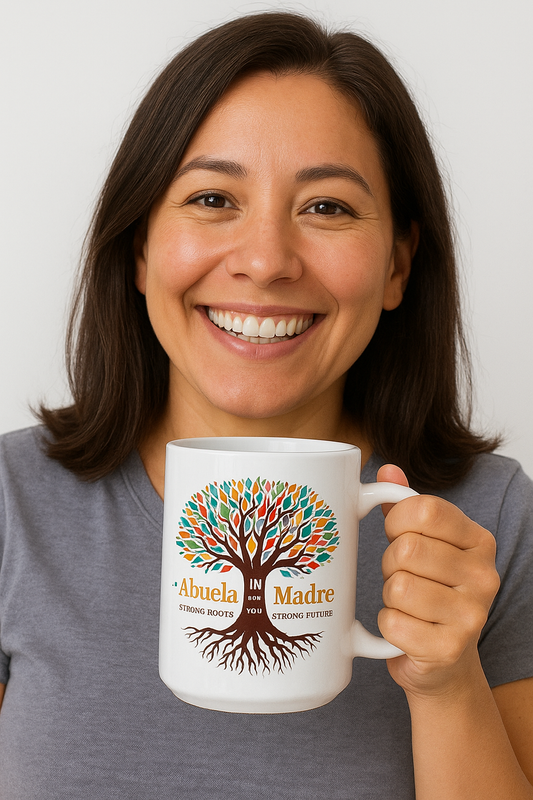 Strong Future White glossy mug