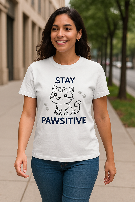 Stay Pawsitive Unisex classic tee