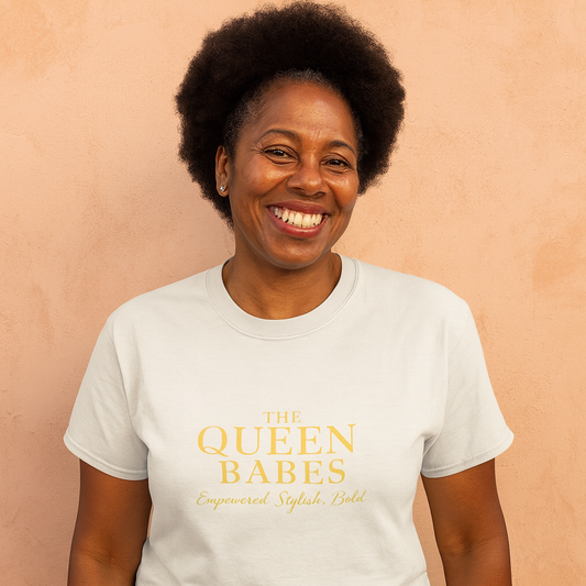 Empowered Stylish Bold White T-Shirt