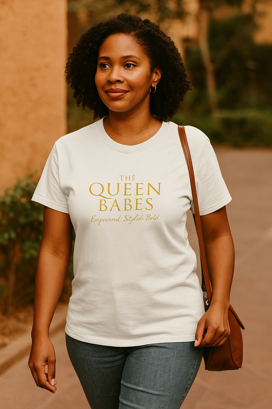Empowered Stylish Bold White T-Shirt