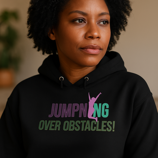 Jumping Over Obstacles Hoodie