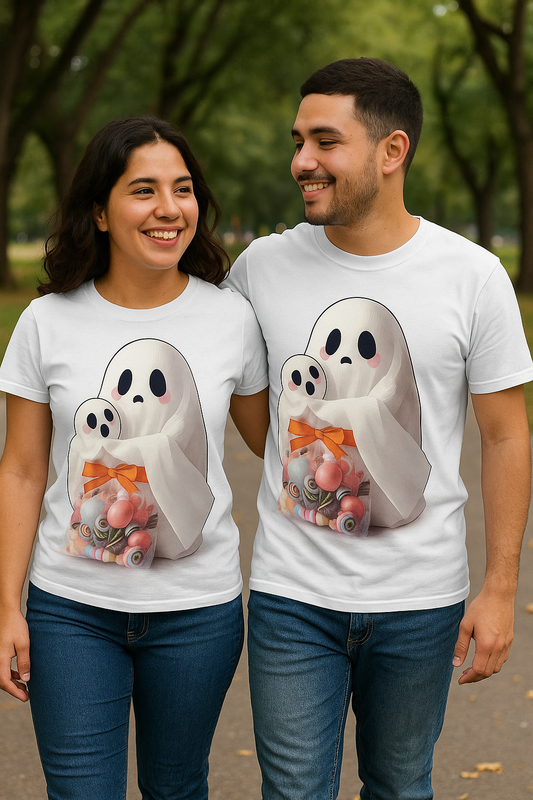 Family Ghost Halloween Unisex classic tee