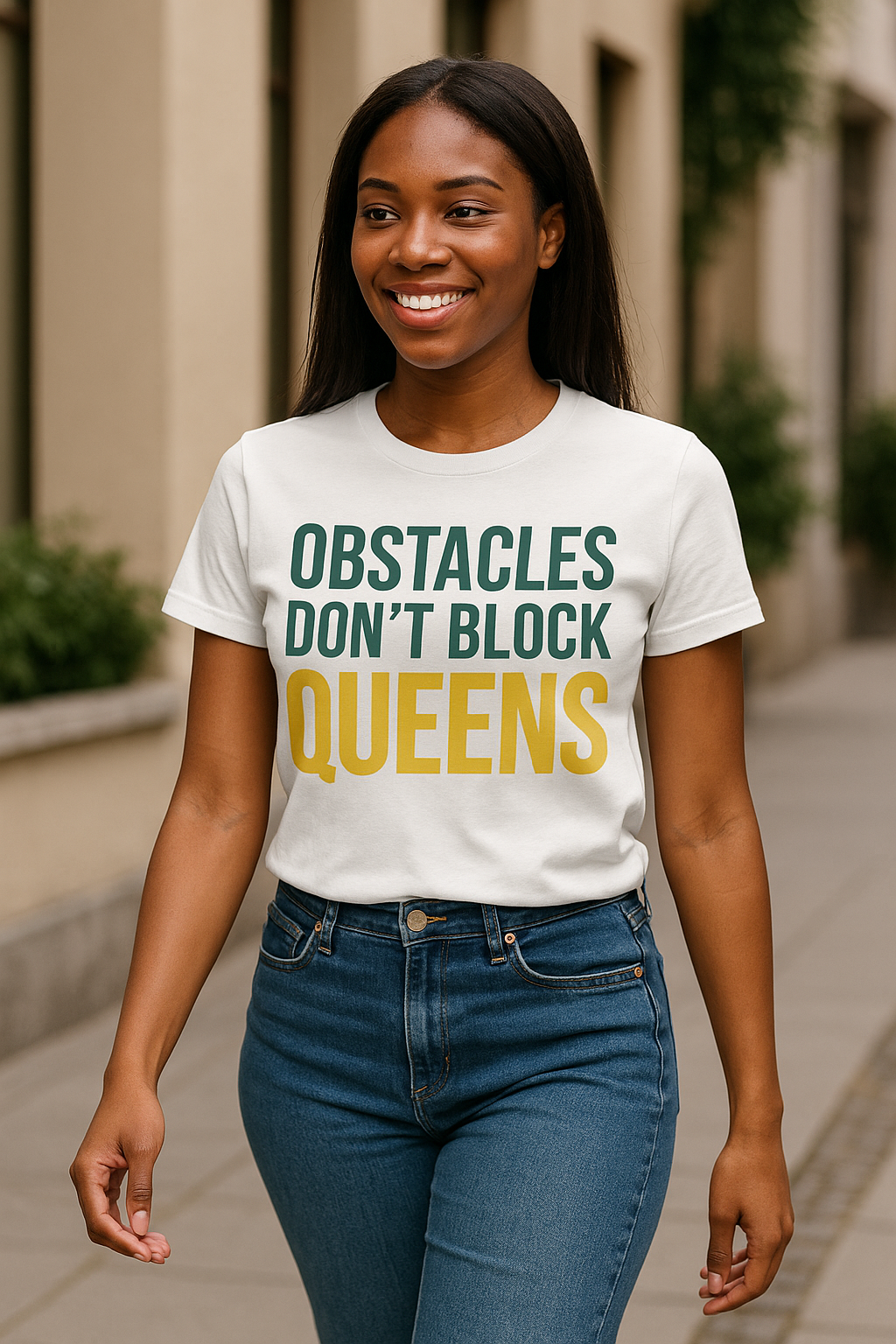 Obstacles Don’t Block Queens Tee