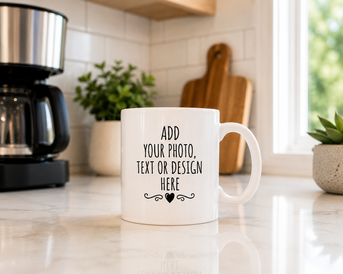 Personalized Photo Mug | Custom Picture Coffee Mug | Add Your Photo & Text | Personalized Gift | 11 oz & 15 oz Ceramic Mug