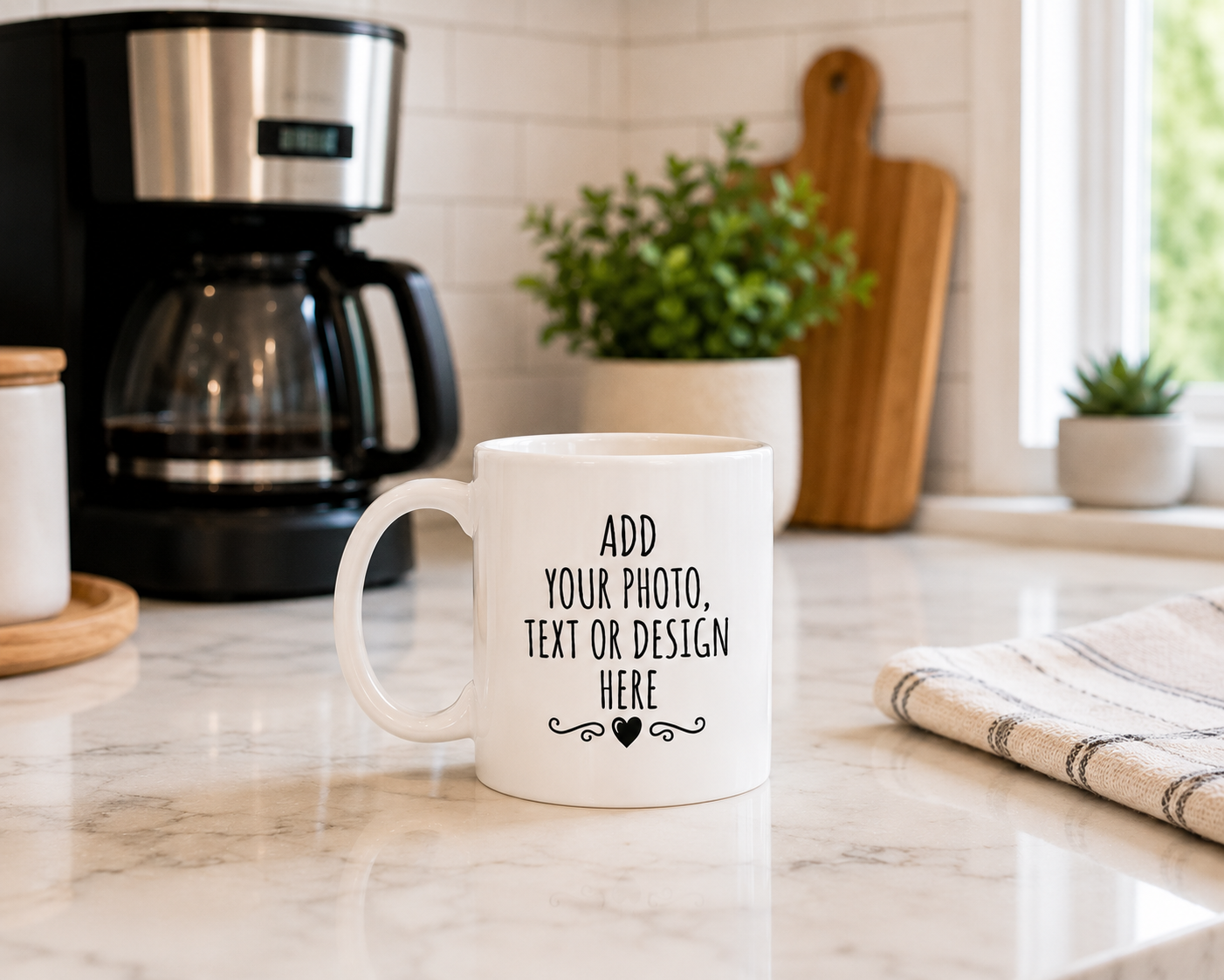 Personalized Photo Mug | Custom Picture Coffee Mug | Add Your Photo & Text | Personalized Gift | 11 oz & 15 oz Ceramic Mug