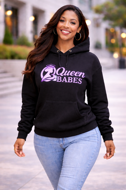 Queen Babes Premium Heavyweight Signature Hoodie