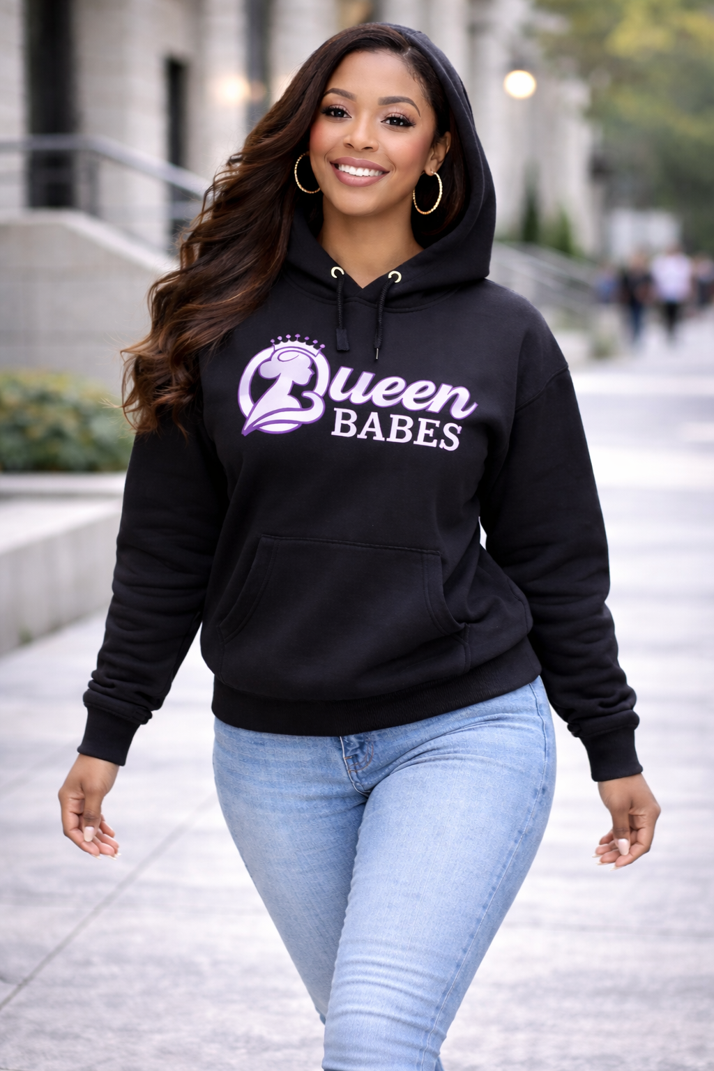 Queen Babes Premium Heavyweight Signature Hoodie