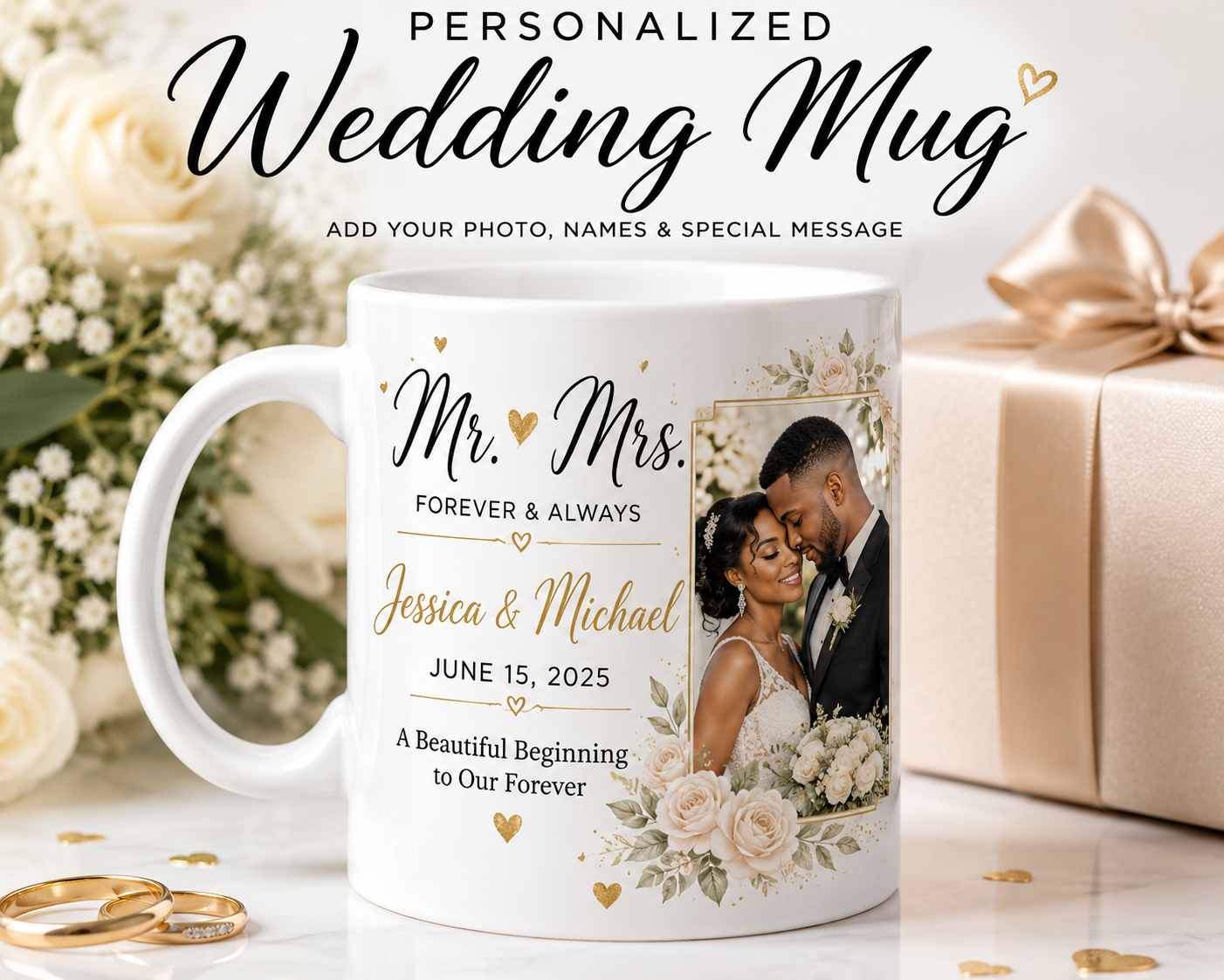 Birthday Photo Mug | Personalized Birthday Gift | Custom Picture Mug