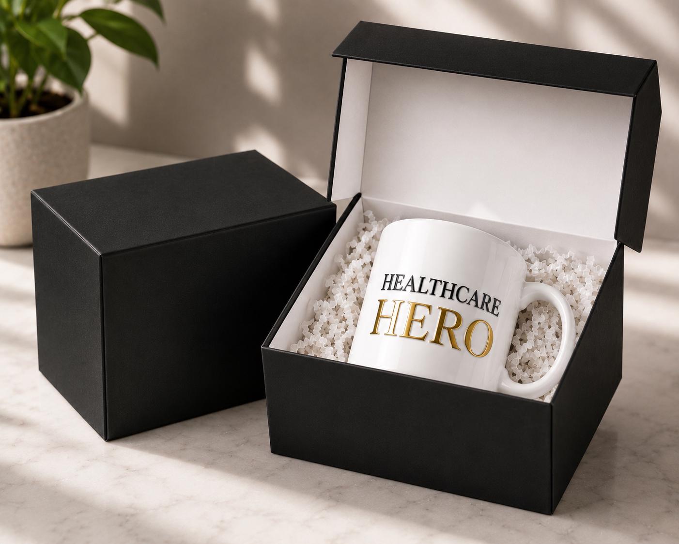 Ceramic Coffee Mug for Nurse, Medical Assistant Appreciation Gift, Coworker Thank You Gift, Hospital Team Recognition | Healthcare Hero