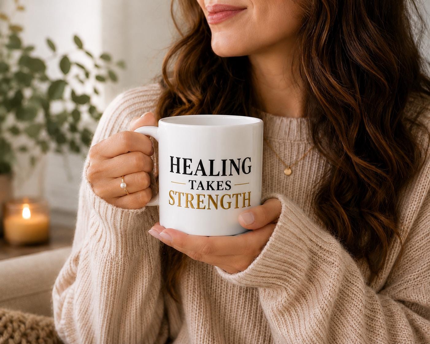 Healing Takes Strength Mug – Healthcare Worker Coffee Cup