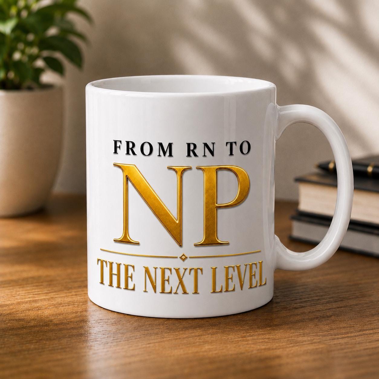 RN to NP Graduation Coffee Mug, Nurse Practitioner Gift, New NP Graduation Gift, Career Milestone Mug | Rn to Np The Next Level