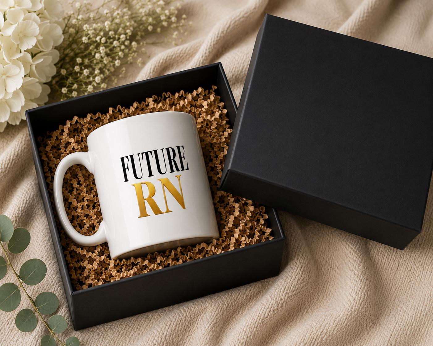 Future RN Mug – Nursing Student Gift – Future Nurse Coffee Mug – Nursing School Gift – RN Graduation Mug – Nurse Student Gift