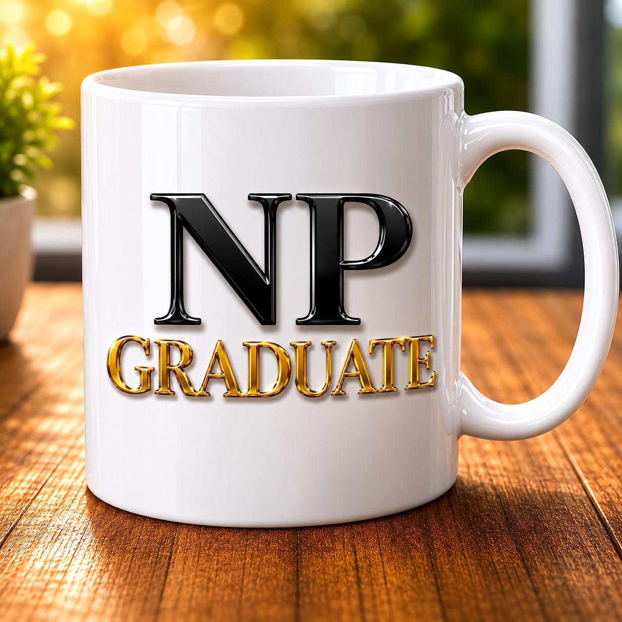 NP Graduate Coffee Mug, Nurse Practitioner Graduation Gift, New NP Gift, FNP Graduation Gift | np Graduate