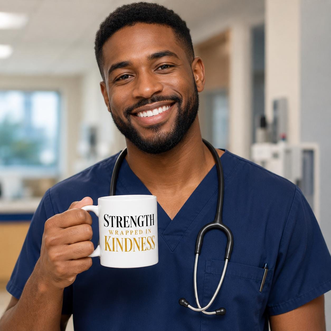 Nurse Gift | gift | Strength Wrapped In Kindness Mug | Coworker Gift | Retirement Gift | Nurse Retirement Gift | Appreciation Gift