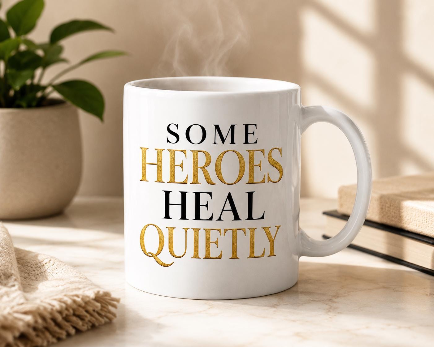 Nurse Gift | Coworker Gift | Appreciation Gift | Some Heroes Heal Quietly Mug
