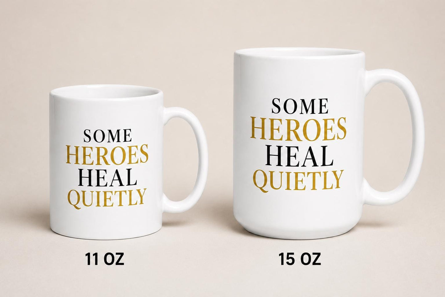 Nurse Gift | Coworker Gift | Appreciation Gift | Some Heroes Heal Quietly Mug