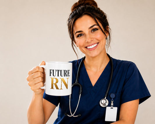 Future RN Mug – Nursing Student Gift – Future Nurse Coffee Mug – Nursing School Gift – RN Graduation Mug – Nurse Student Gift