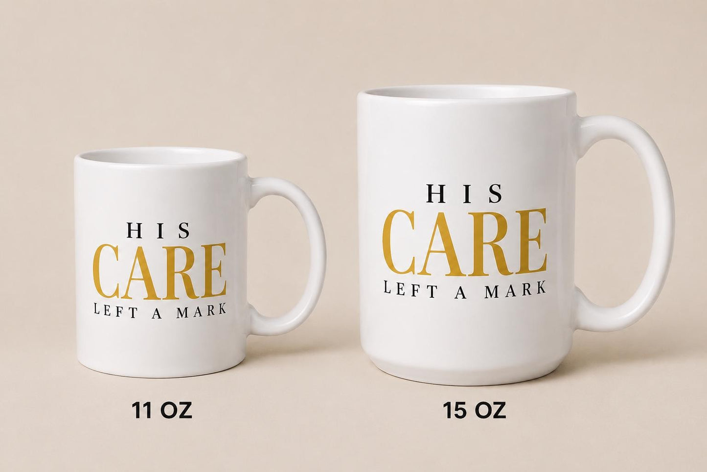Nurse Gift | Coworker Gift | Appreciation Gift | Gift for him |His Care Left A Mark Mug