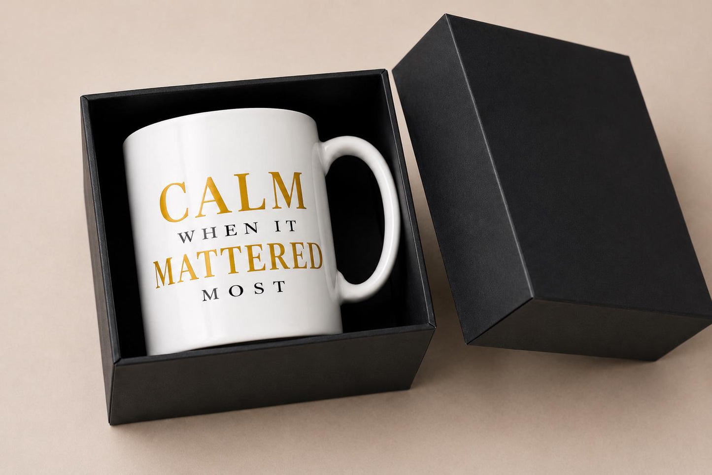 Ceramic Coffee Mug for Nurse, Medical Assistant Appreciation Gift, Coworker Thank You Gift, Hospital Team Gift | Calm When It Matters Most