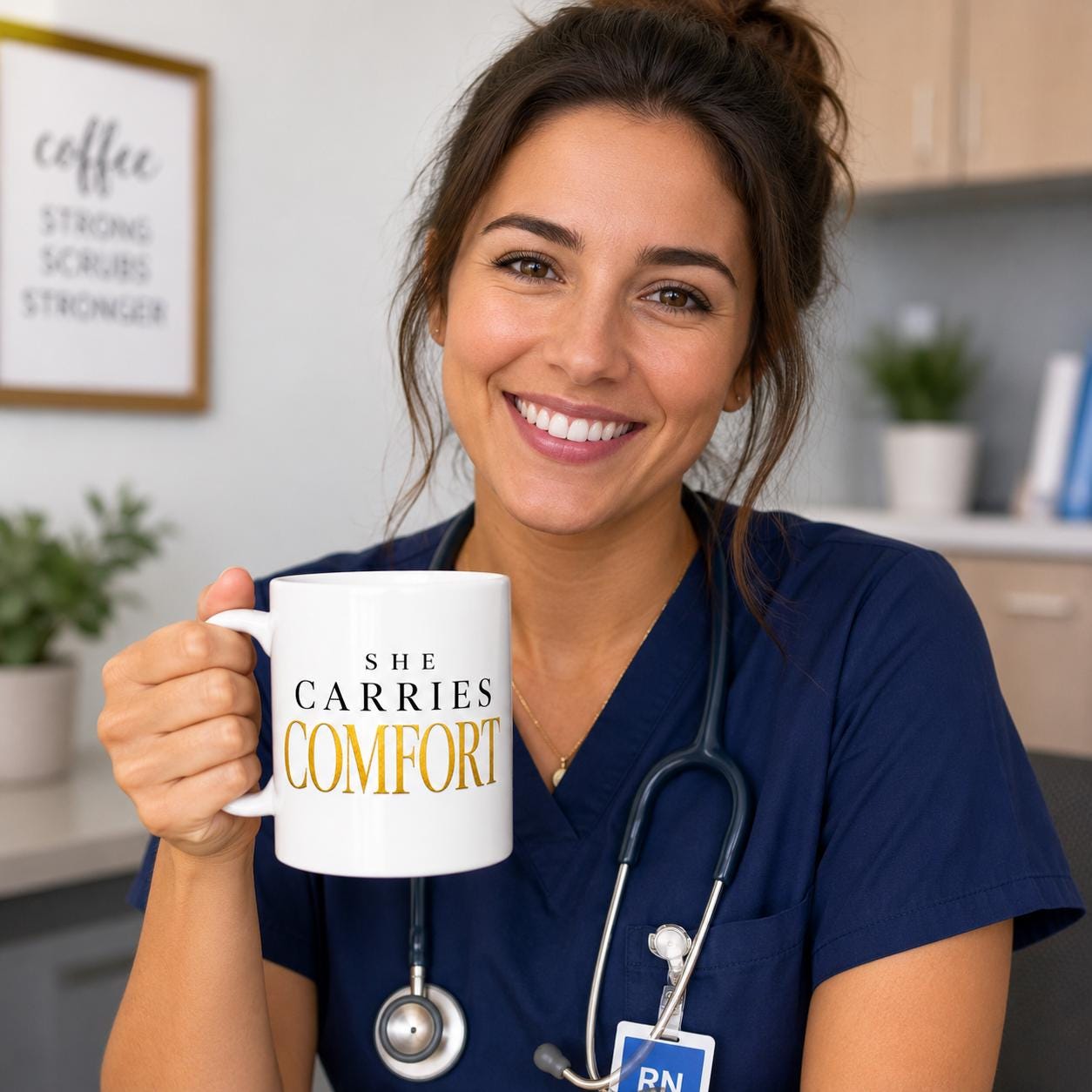 Nurse Coffee Mug, Coworker Appreciation Gift, Medical Assistant Gift, Hospital Team Thank You Gift | She Carries Comfort