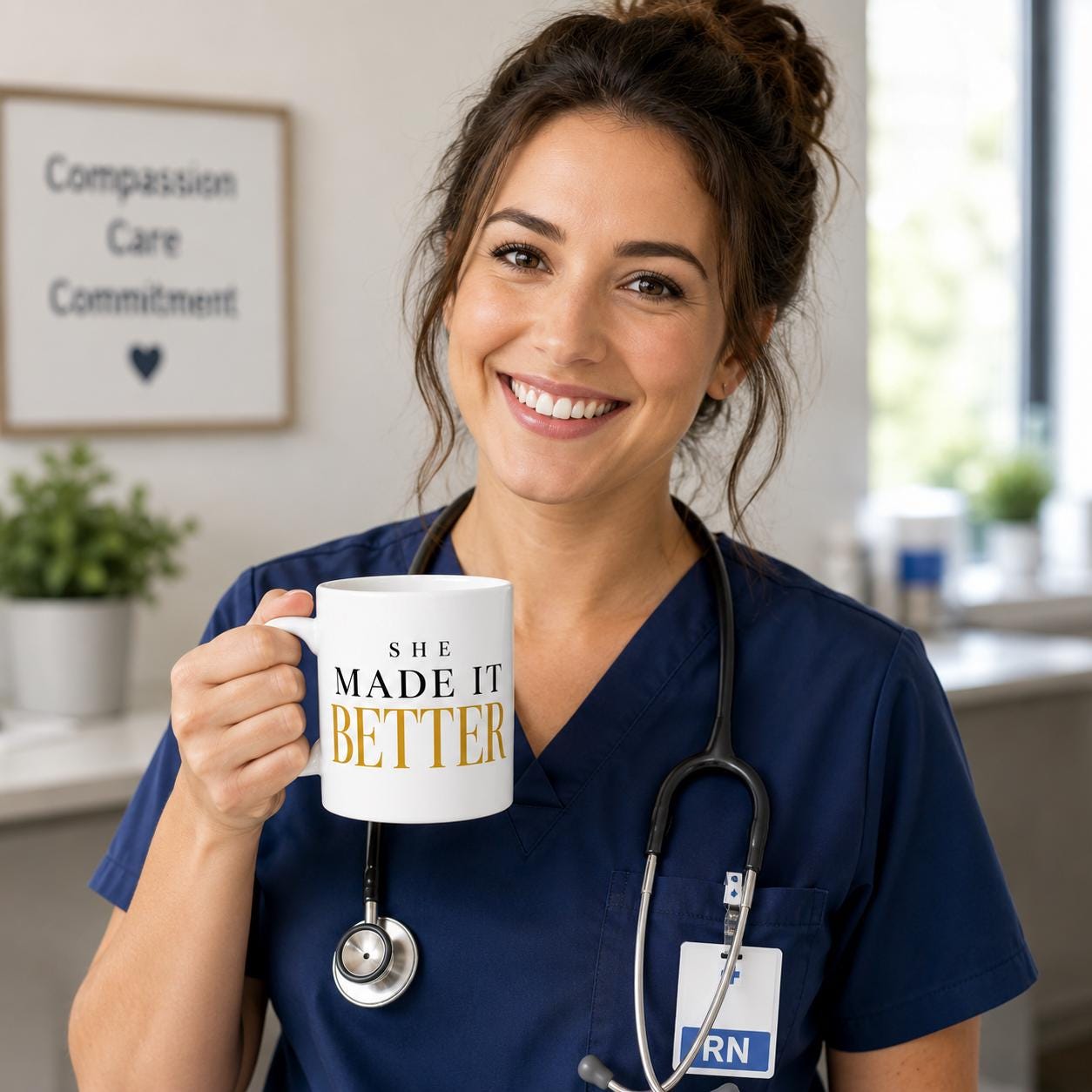 Nurse Gift | She Made It Better Mug | Coworker Gift | Retirement Gift | Nurse Retirement Gift | Appreciation Gift |