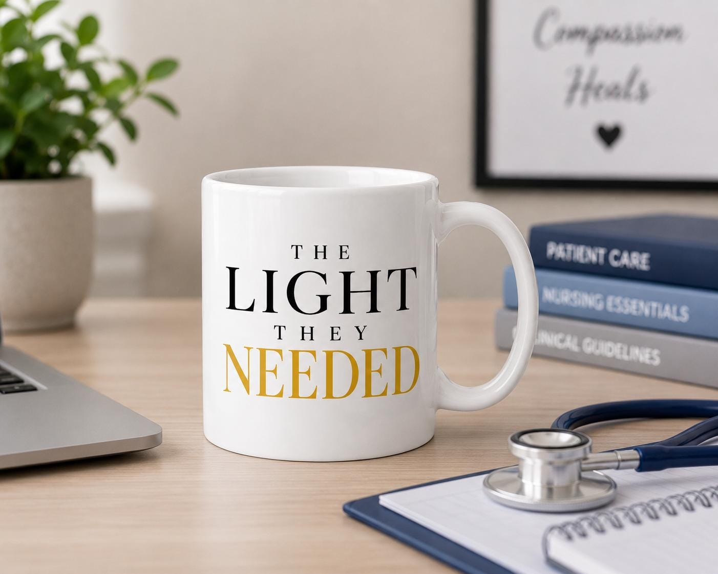 Nurse Coffee Mug, Coworker Appreciation Gift, Hospital Team Thank You Gift, Medical Assistant Gift | The Light They Needed