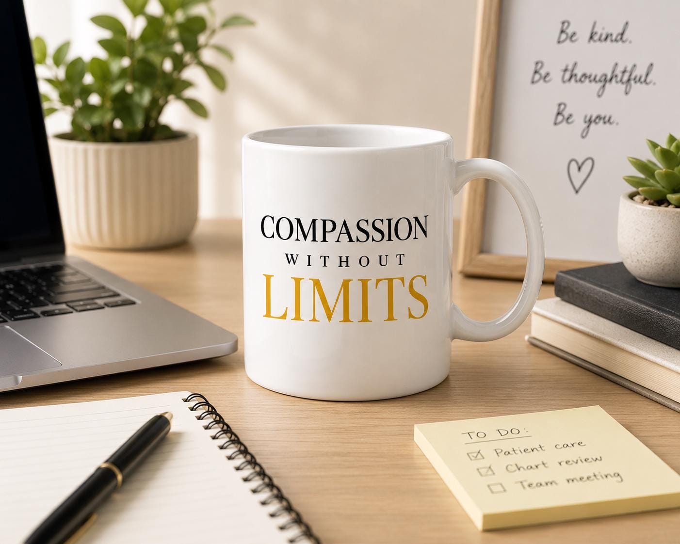 Nurse Gift, Nurse Appreciation Gift, Compassion Without Limits Mug, Healthcare Worker Gift, Thank You Nurse Gift, Coworker Gift