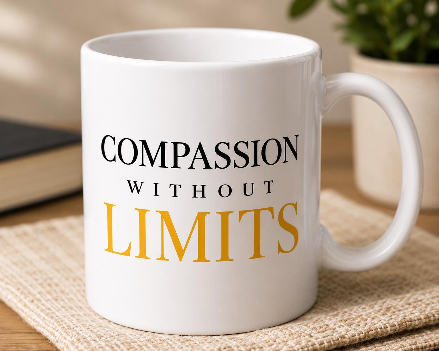 Nurse Gift, Nurse Appreciation Gift, Compassion Without Limits Mug, Healthcare Worker Gift, Thank You Nurse Gift, Coworker Gift