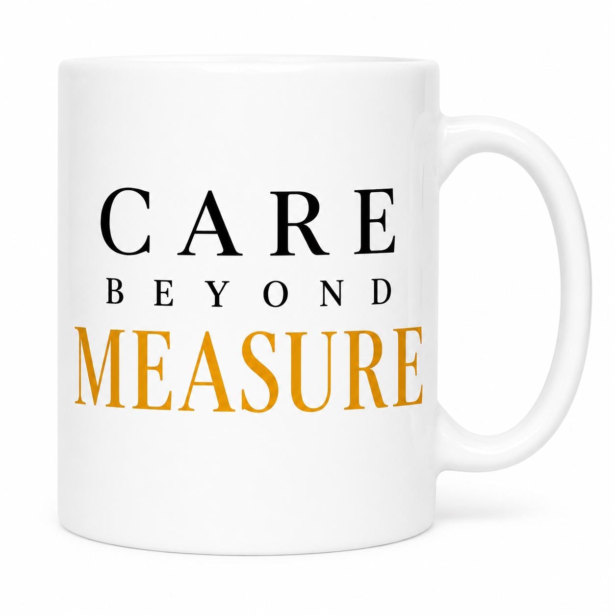 Nurse Gift, Nurse Appreciation Gift, Care Beyond Measure Mug, Healthcare Worker Gift, Thank You Nurse Gift, Coworker Gift