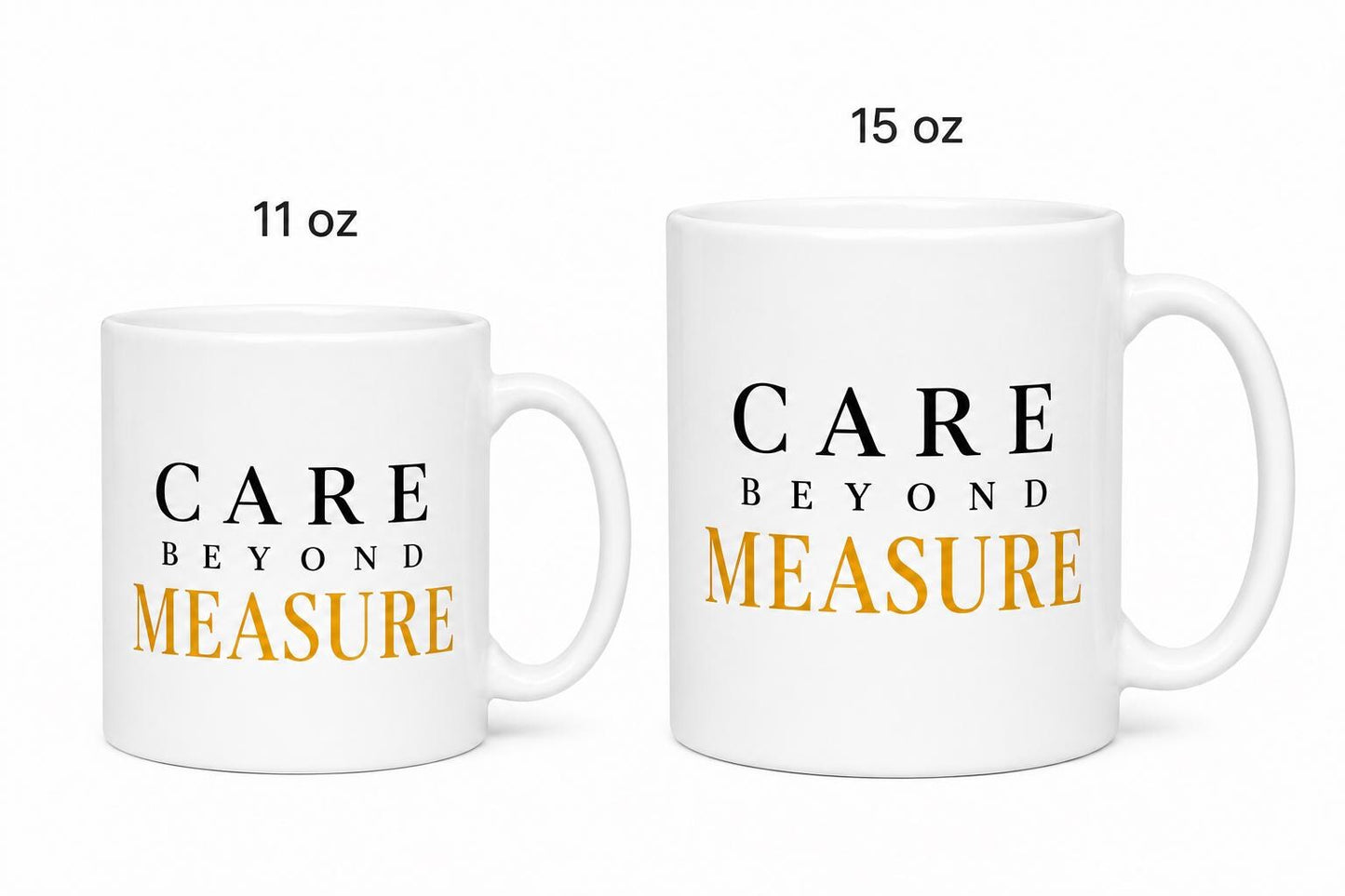 Nurse Gift, Nurse Appreciation Gift, Care Beyond Measure Mug, Healthcare Worker Gift, Thank You Nurse Gift, Coworker Gift
