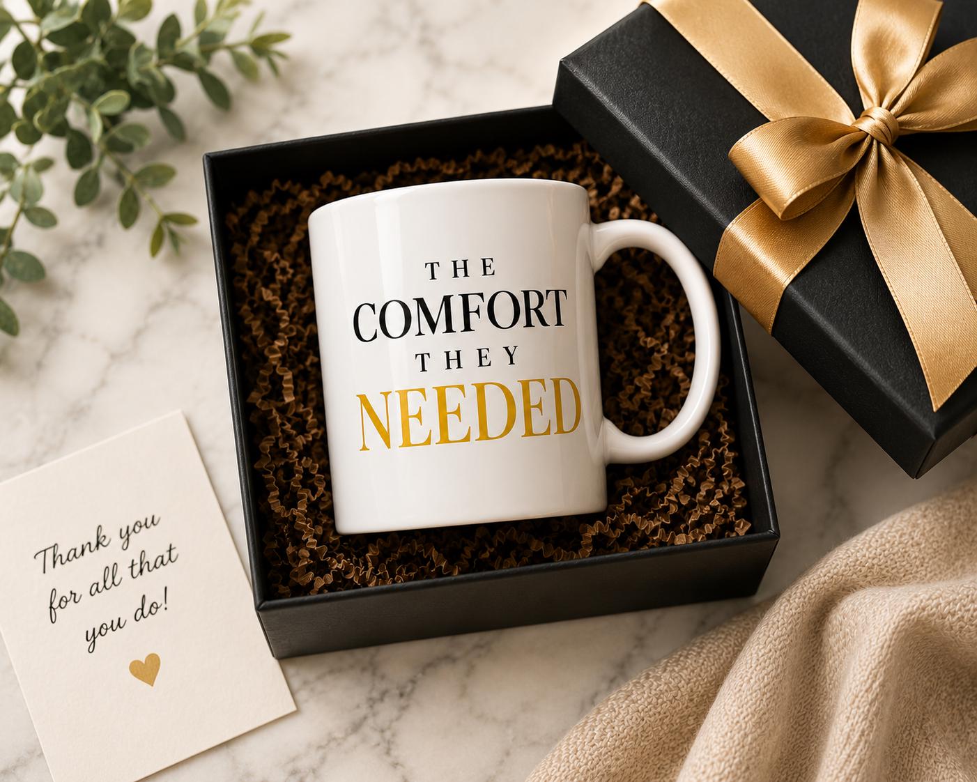 Nurse Gift, Nurse Appreciation Gift, The Comfort They Needed Mug, Healthcare Worker Gift, Thank You Nurse Gift, Coworker Gift