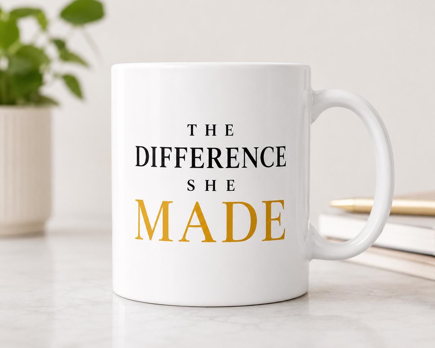 Nurse Gift, Nurse Appreciation Gift, The Difference She Made Mug, Healthcare Worker Gift, Thank You Nurse Gift, Coworker Gift