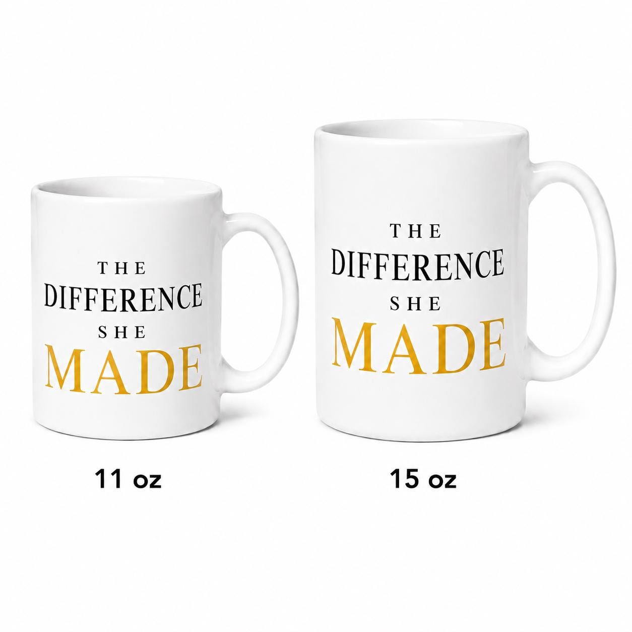 Nurse Gift, Nurse Appreciation Gift, The Difference She Made Mug, Healthcare Worker Gift, Thank You Nurse Gift, Coworker Gift