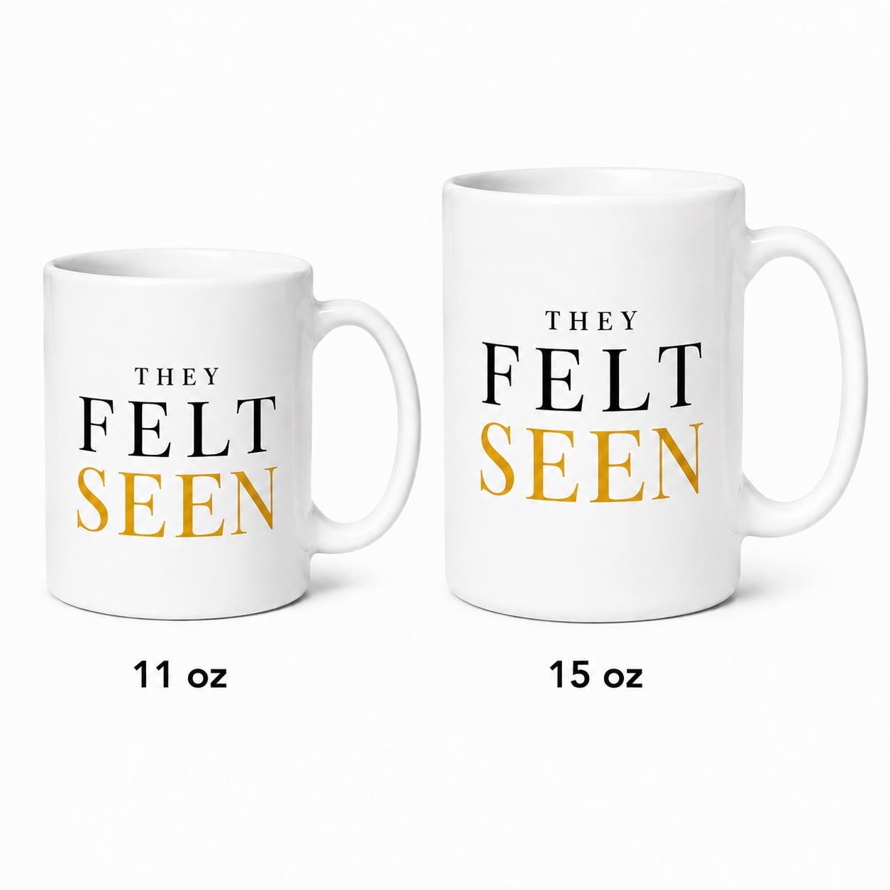 Nurse Gift, Nurse Appreciation Gift, They Felt Seen Mug, Healthcare Worker Gift, Thank You Nurse Gift, Coworker Gift