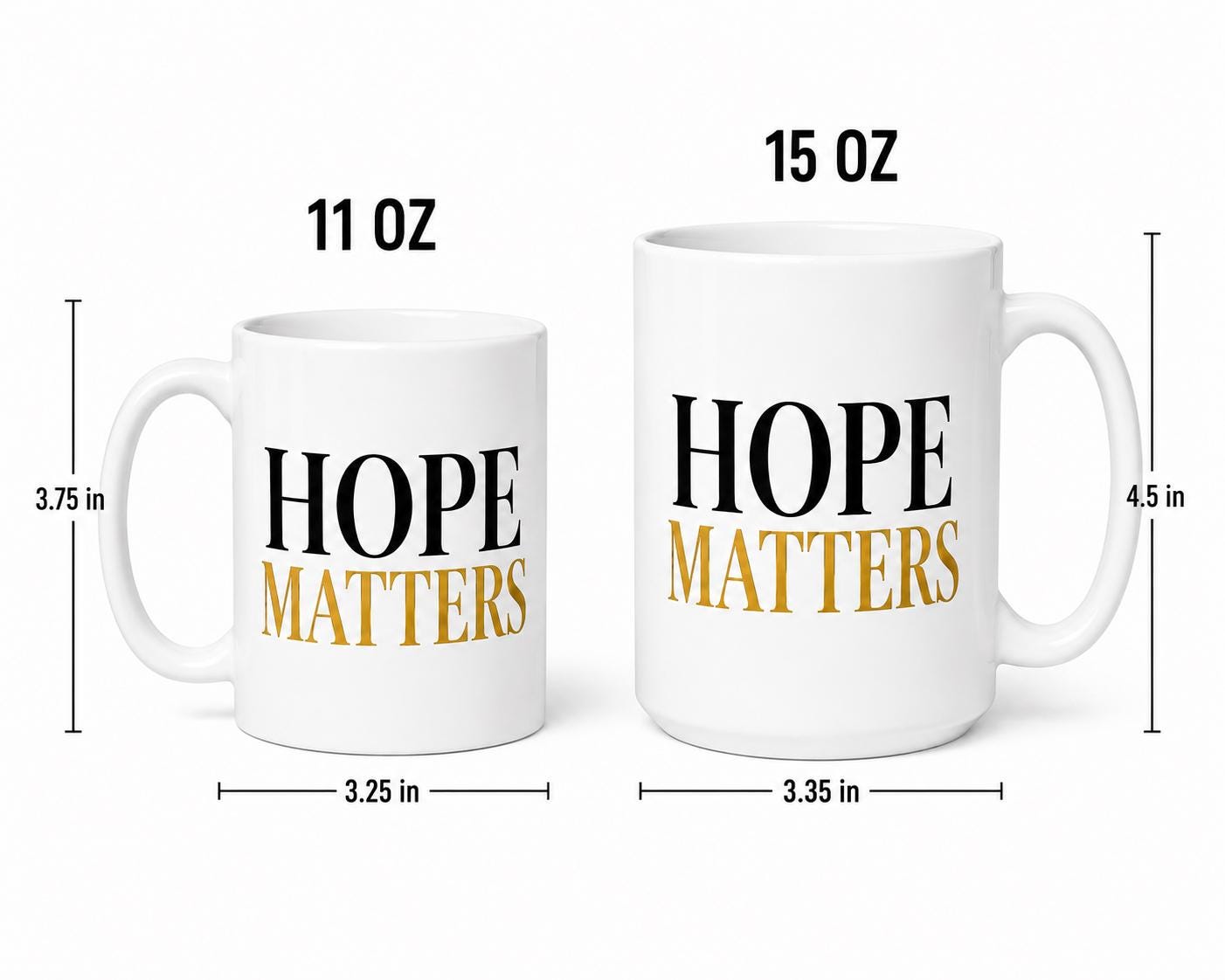 Hope Matters Mug – Nurse Gift – Healthcare Worker Coffee Mug – RN NP CNA Gift – Inspirational Healthcare Mug – Encouragement Gift