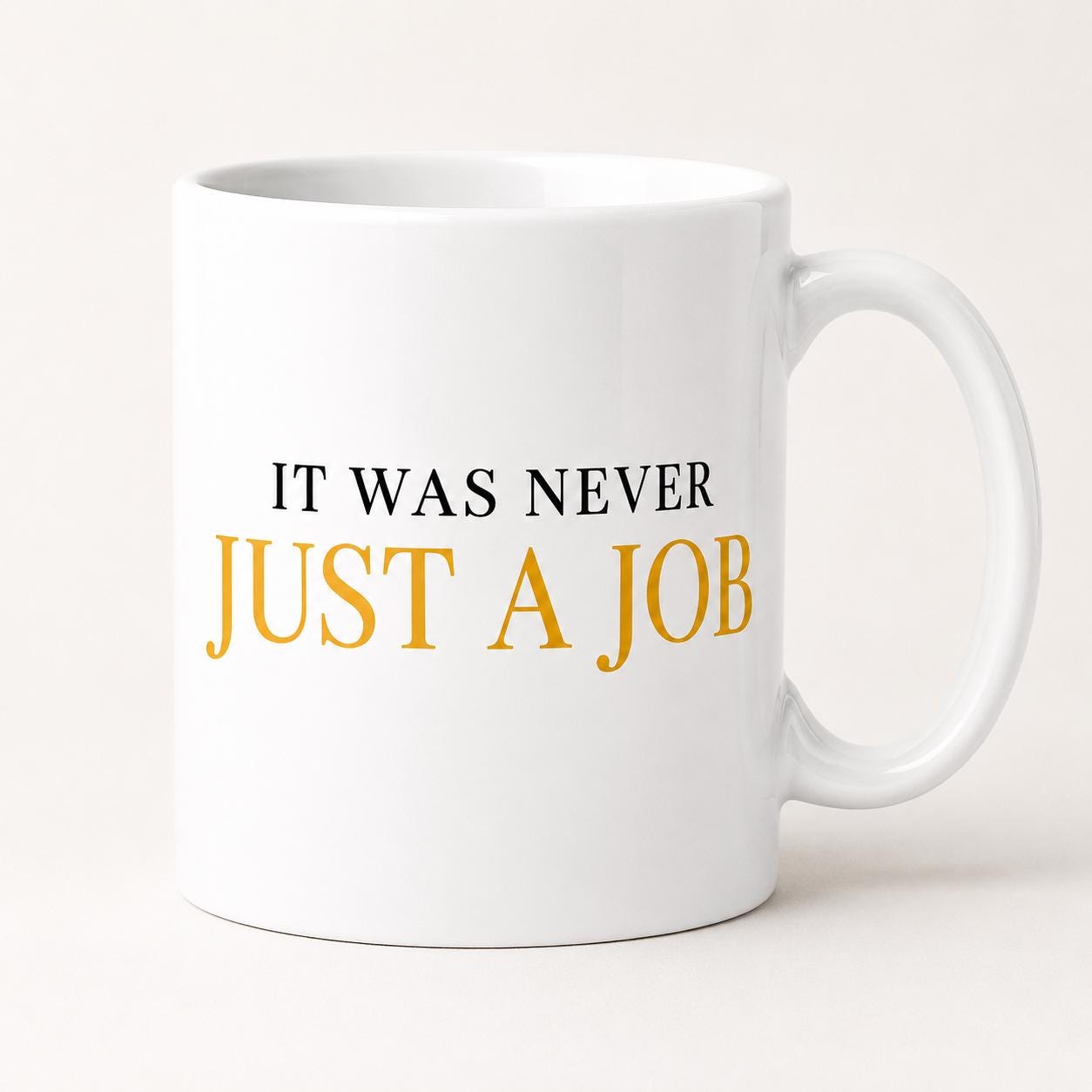 Nurse Gift, Nurse Appreciation Gift, It Was Never A Job Mug, Healthcare Worker Gift, Thank You Nurse Gift, Coworker Gift