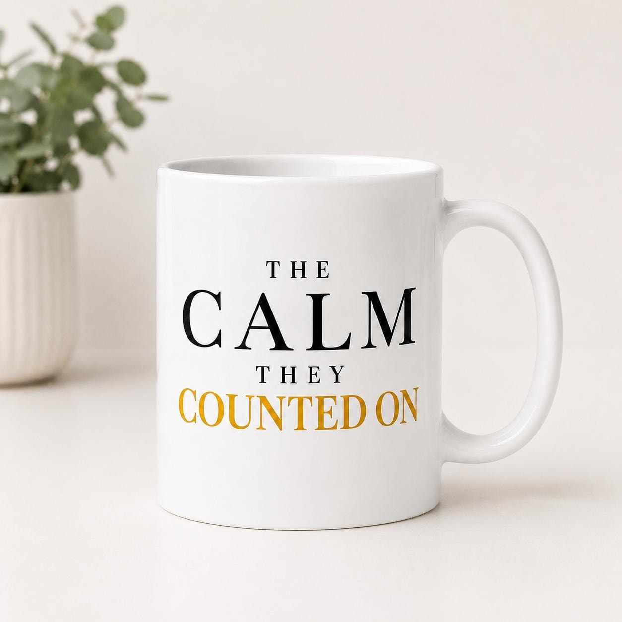 Nurse Gift, Nurse Appreciation Gift, The Calm They Counted On Mug, Healthcare Worker Gift, Thank You Nurse Gift, Coworker Gift