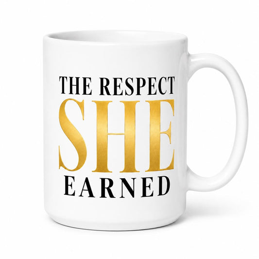 Nurse Gift, Nurse Appreciation Gift, The Respect She Earned Mug, Healthcare Worker Gift, Thank You Nurse Gift, Coworker Gift