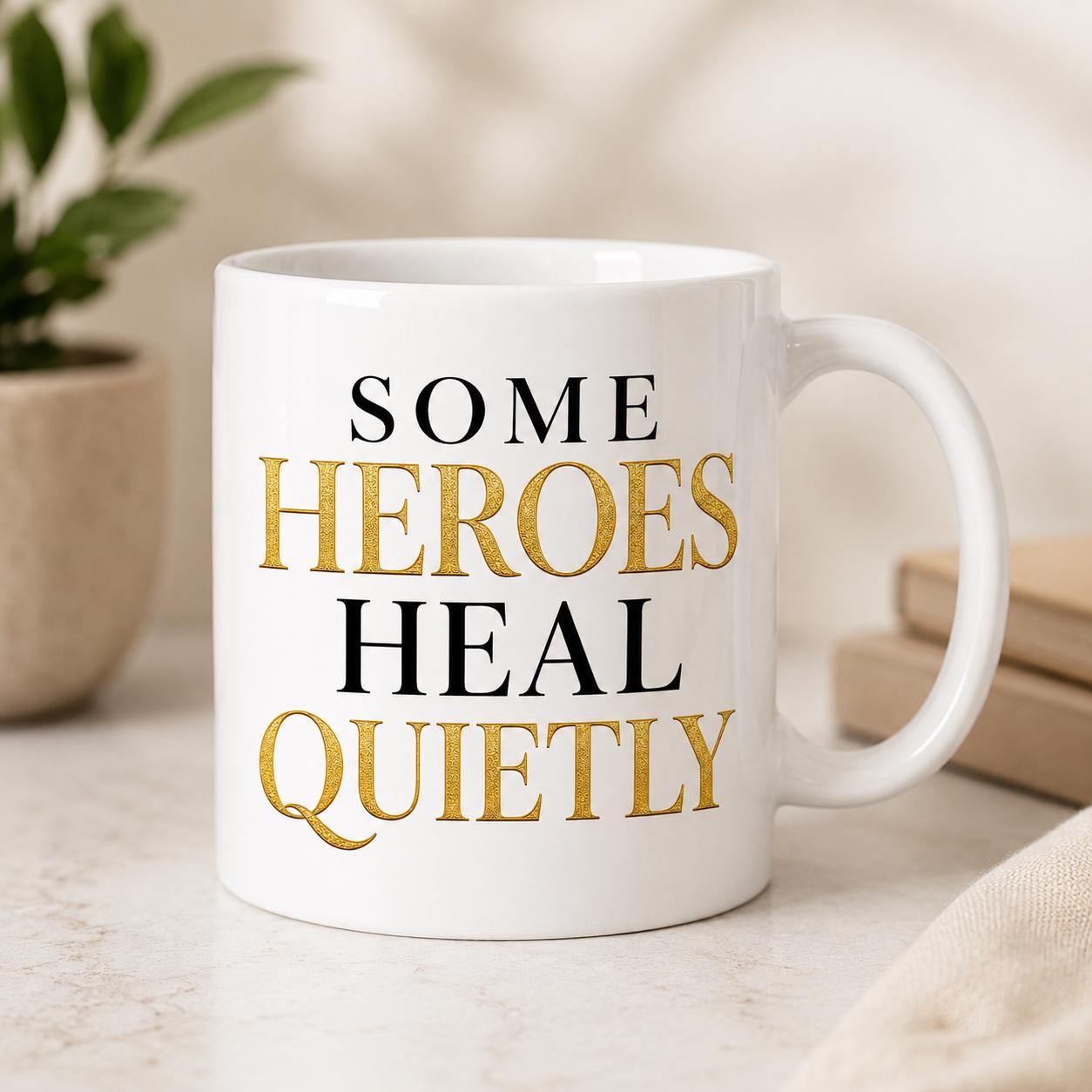 Nurse Gift | Coworker Gift | Appreciation Gift | Some Heroes Heal Quietly Mug