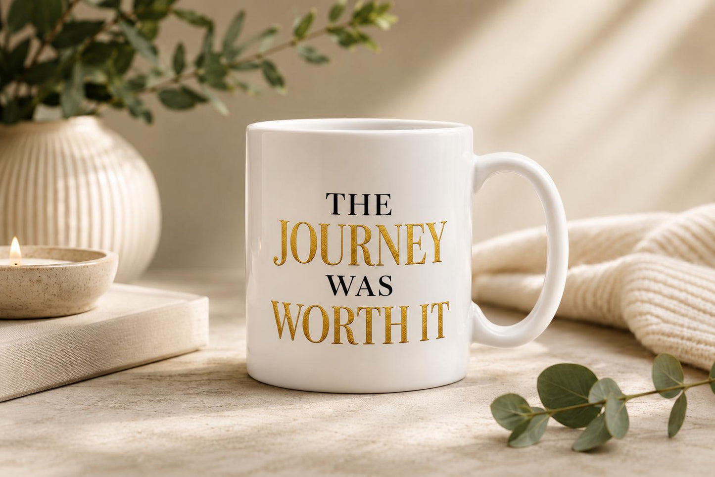 Nurse Practitioner Graduation Coffee Mug, RN to NP Gift, Nurse Graduation Gift, Career Milestone Gift | The Journey Was Worth It