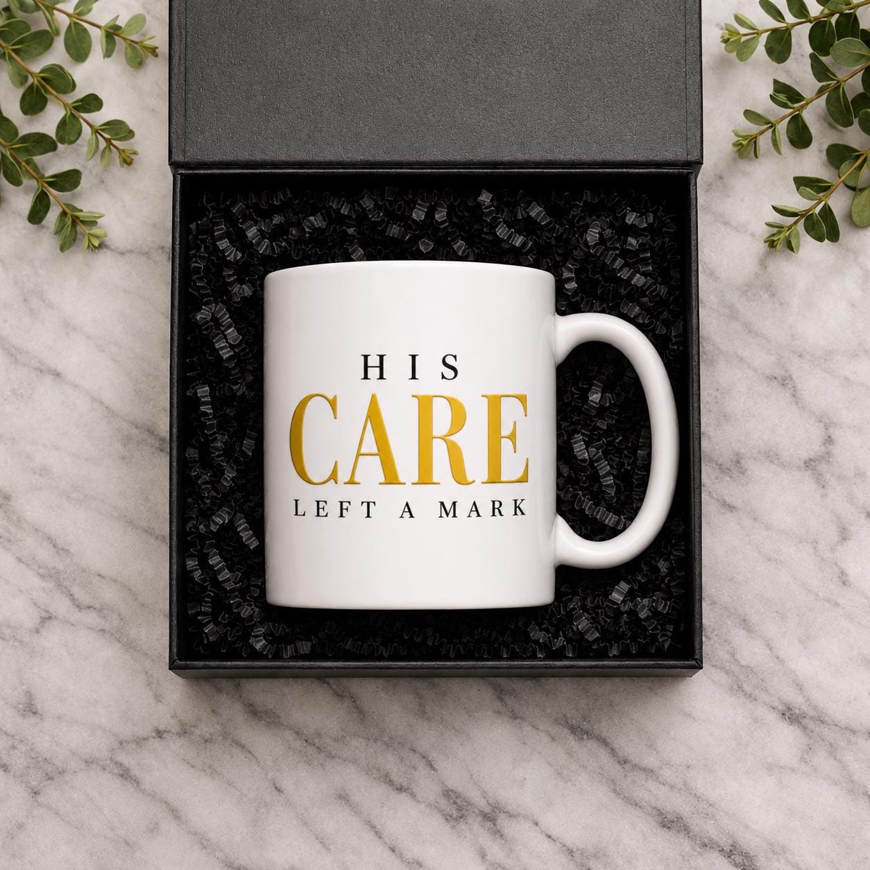 Nurse Gift | Coworker Gift | Appreciation Gift | Gift for him |His Care Left A Mark Mug