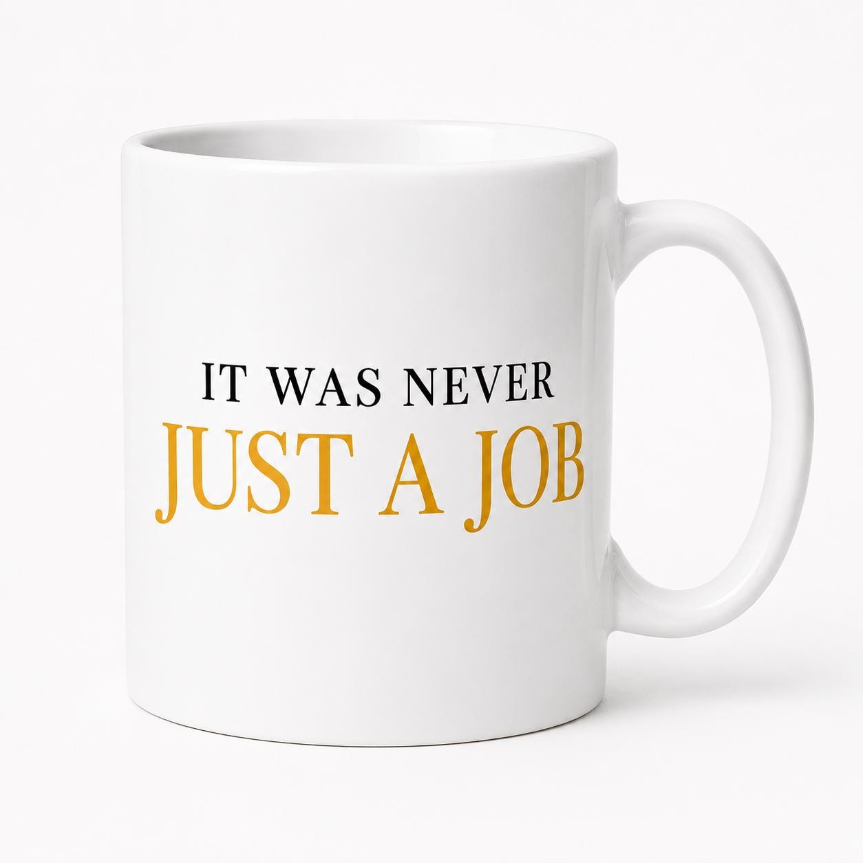 Nurse Gift, Nurse Appreciation Gift, It Was Never A Job Mug, Healthcare Worker Gift, Thank You Nurse Gift, Coworker Gift
