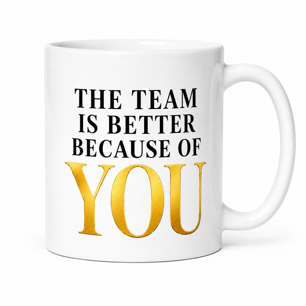 Ceramic Coffee Mug, Going Away Gift for Coworker, Retirement Gift for Nurse, Medical Assistant Appreciation Gift | The Team Is Better