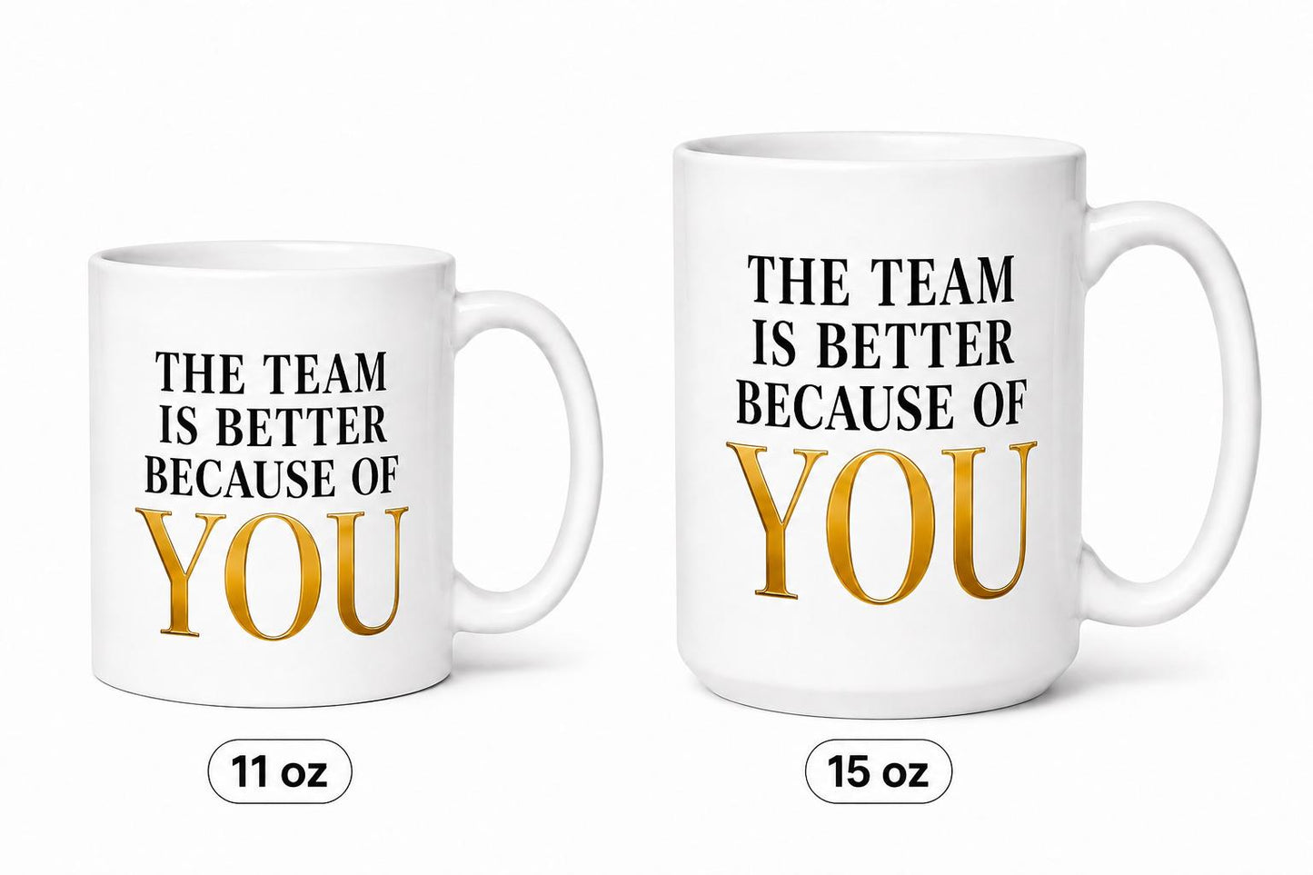Ceramic Coffee Mug, Going Away Gift for Coworker, Retirement Gift for Nurse, Medical Assistant Appreciation Gift | The Team Is Better