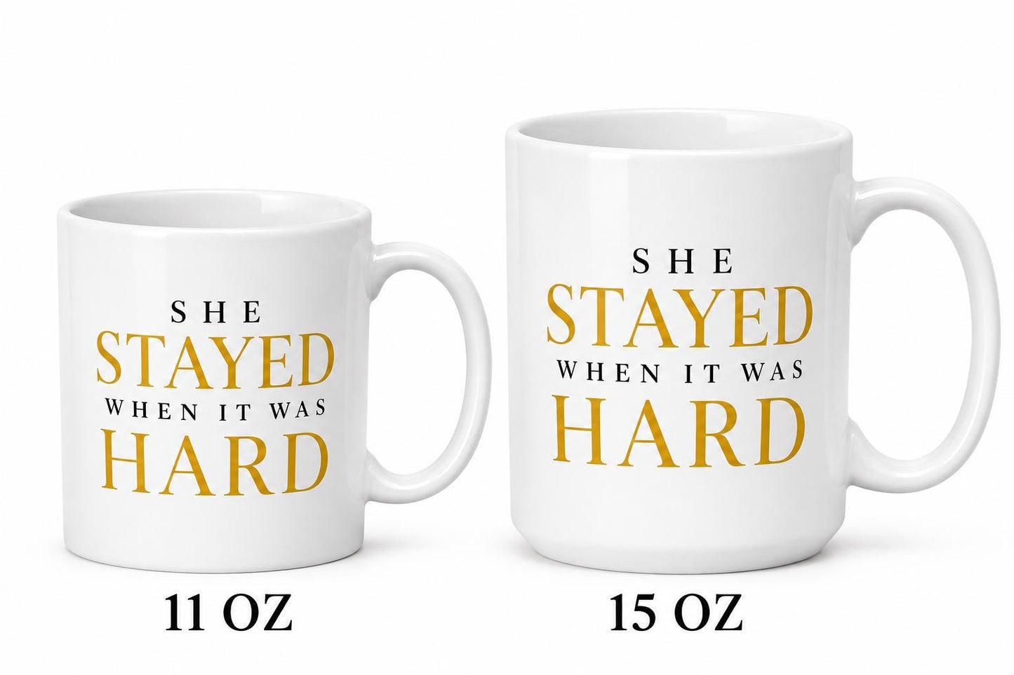 Nurse Gift, Gift,  She Stayed When It Was Hard Mug, Coworker Gift,  Retirement Gift,  Appreciation Gift ,  Medical Assistant Gift