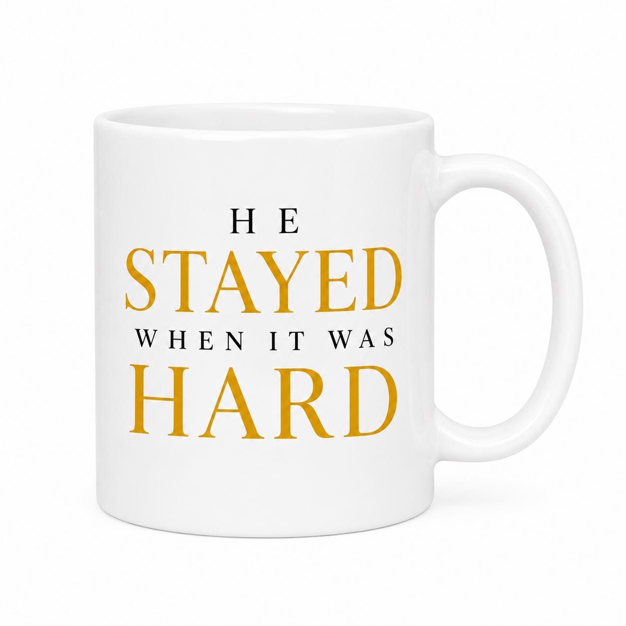 Nurse Gift | He Stayed When It Was Hard Mug | Coworker Gift | Retirement Gift | Nurse Retirement Gift | Appreciation Gift |Assistant Gift